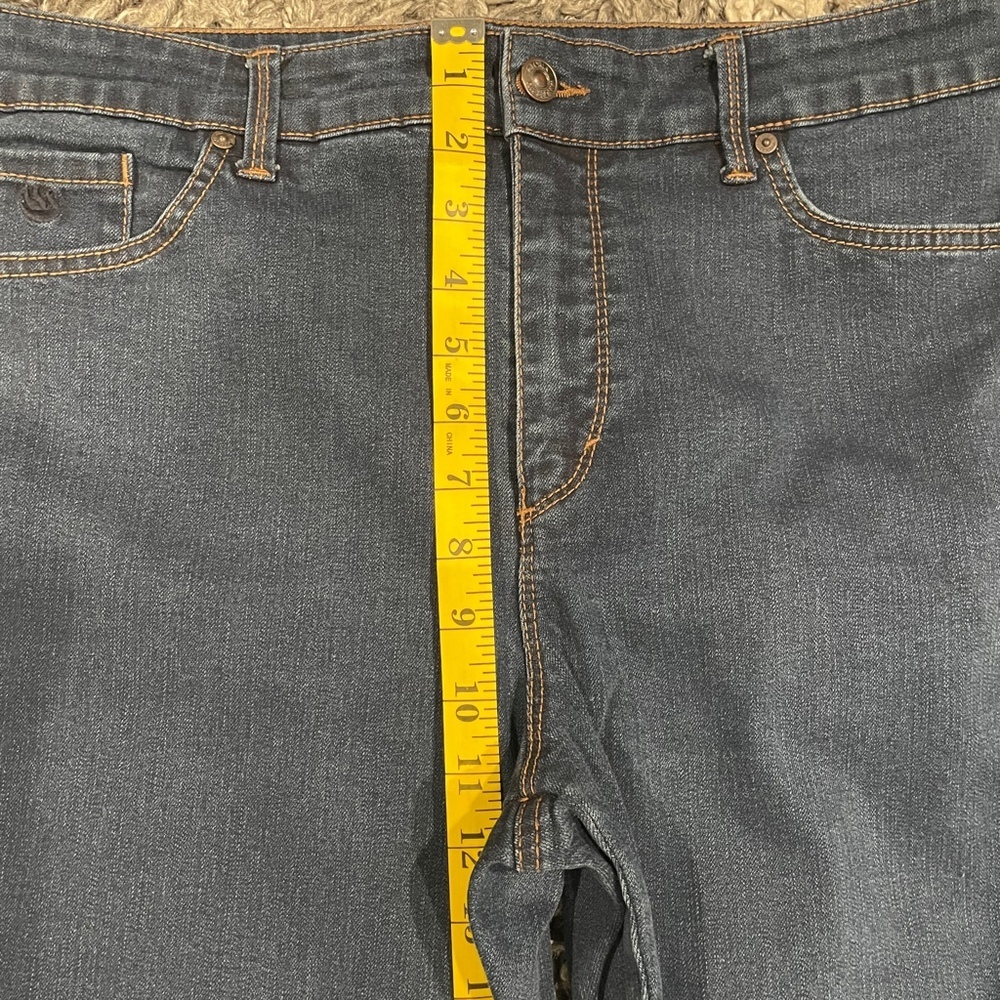 Gloria Vanderbilt Amanda 2.0 SLIM LEG Women's Jeans Denim Blue Size 14 - Picture 9 of 9